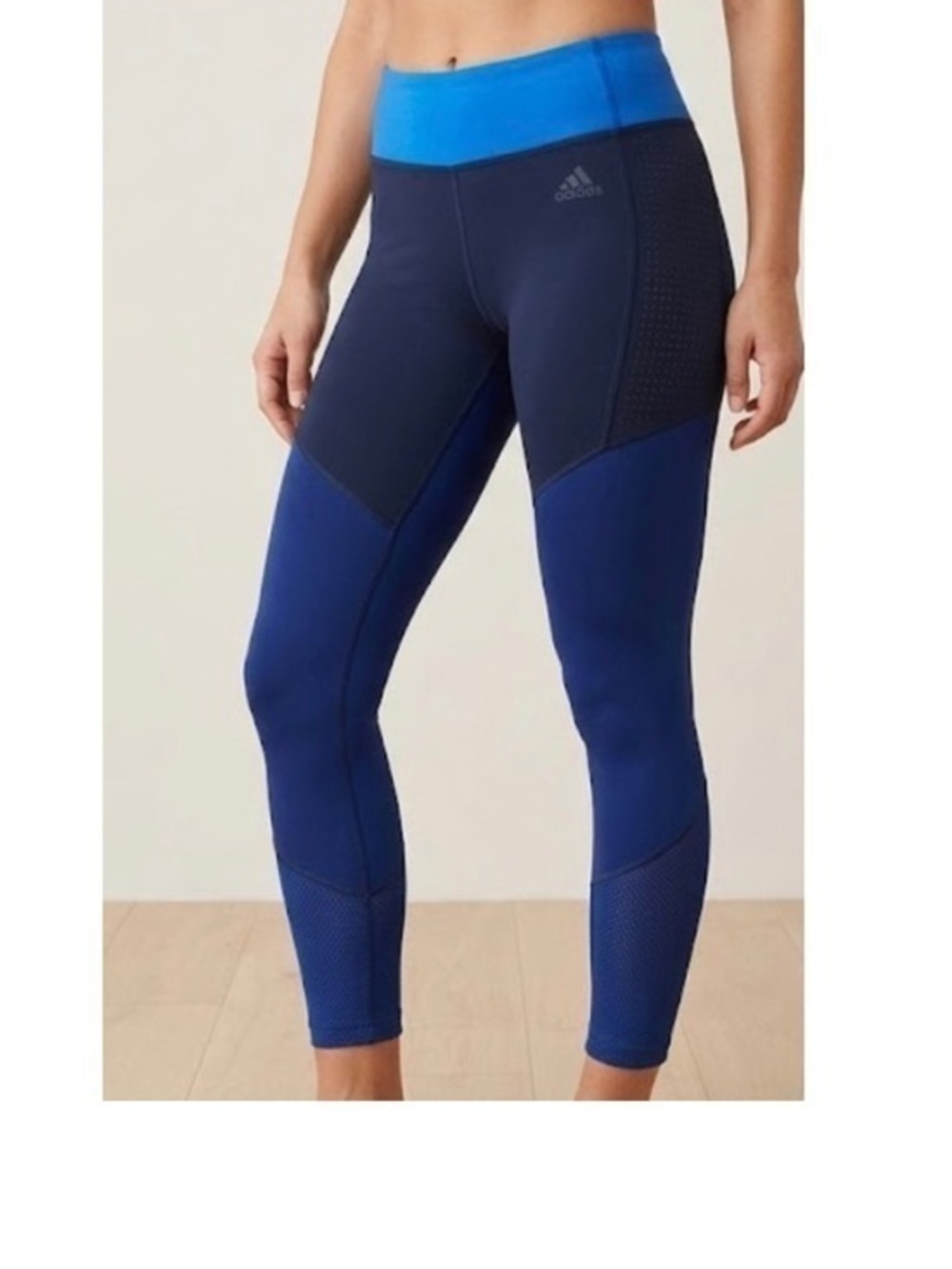 Adidas Climalite Women’s Leggings M Blue “Killing It” Athletic Running Gym Pants